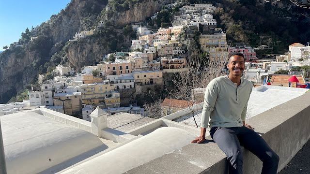 Navy Lt. Derrick Knox relaxing on a day off in Ponte Vecchio. (Photo credit: Navy Lt. Derrick Knox)