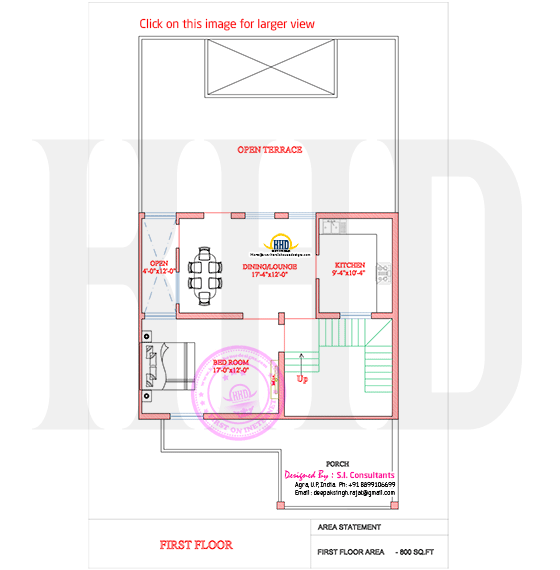 First ground floor plan