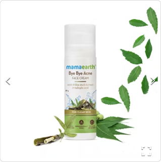 Mamaearth Bye Bye Acne Face Cream with Willow Bark Extract