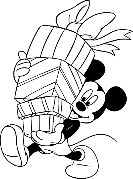 Free Printable Disney Coloring Books  Printable Free Disney Christmas Coloring  Pages