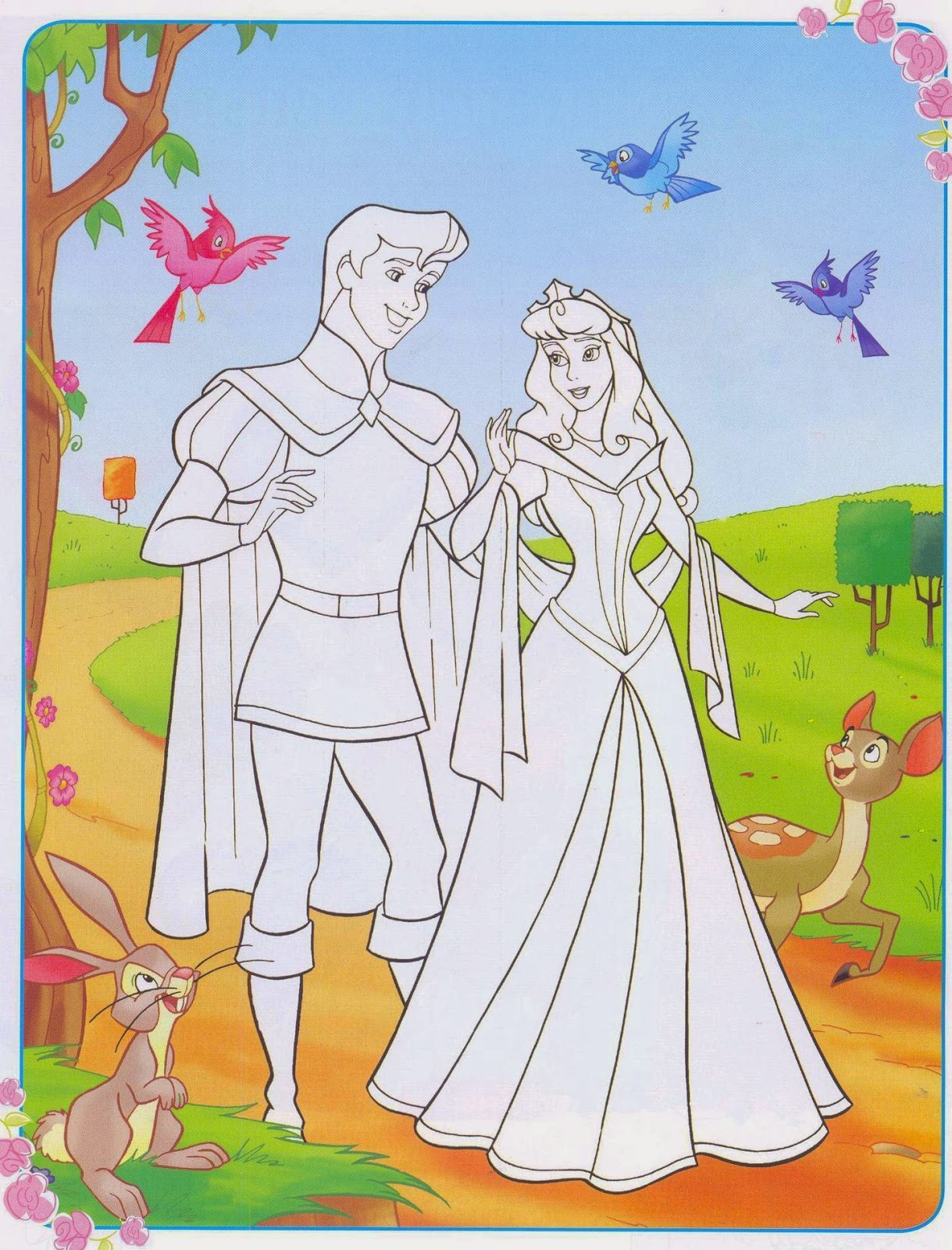 Download Coloring Pages: Princess Aurora free printable coloring pages
