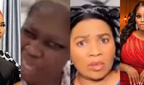 Watch moment Actress Yewande Abiodun and Tawa Ajisefinni fight dirty on social media [Video]