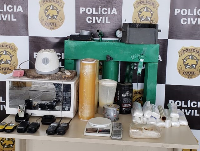 Polícia Civil desativa laboratório para o refino de crack e cocaína no RN