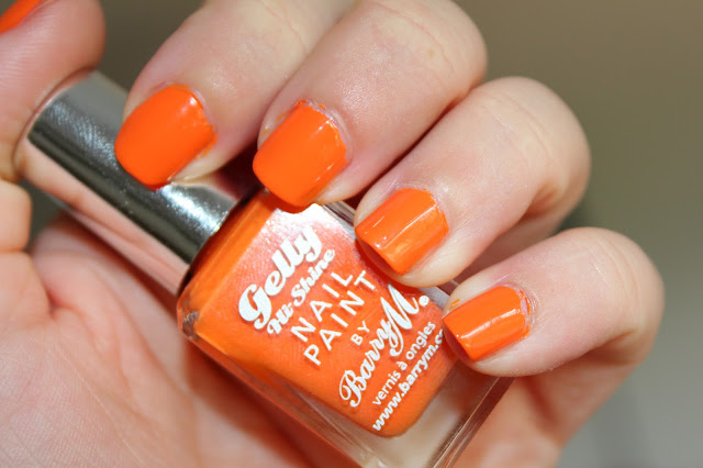 NOTD - Barry M Hi-Shine Gelly in Mango