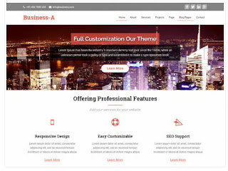 Theme Wordpress Business-A Responsive Free