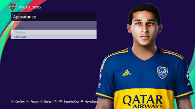 PES 2021 Faces Agustin Obando by Nahue