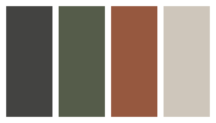 Natural and earthy color scheme