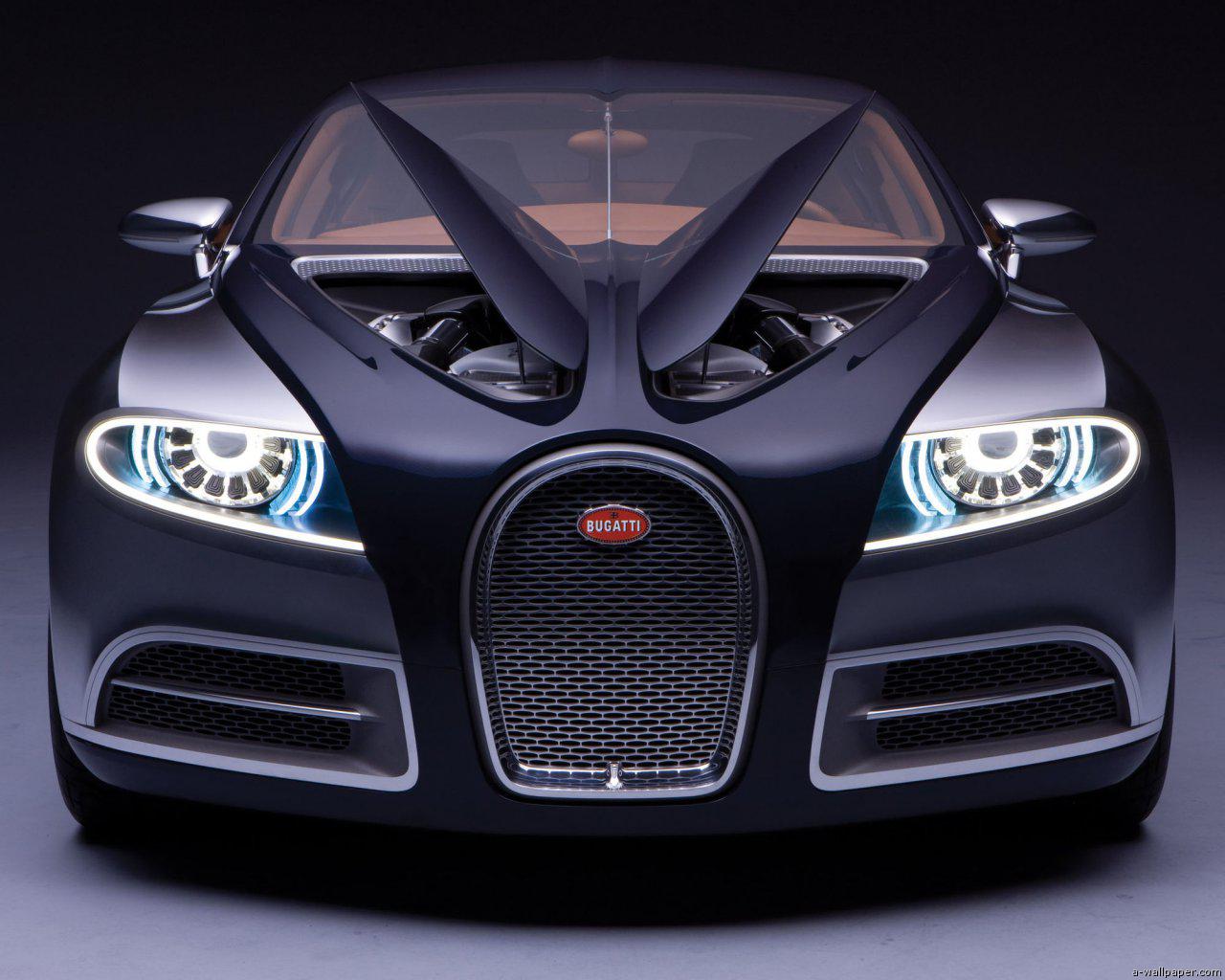 Black Bugatti wallpaper