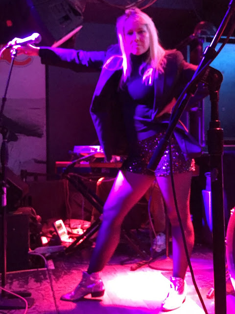 Lulu Lewis at the Bowery Electric on November 10 (photograph by Charles David)
