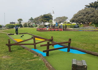 Buccaneer Bay Adventure Golf course at Norfolk Gardens in Littlehampton