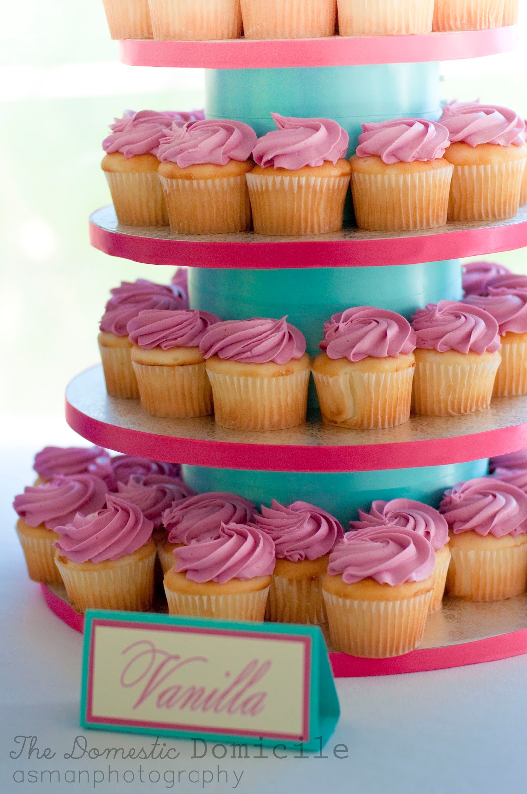 DIY Wedding Revisited: Cupcake Tower The Domestic Domicile