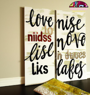 image of a canvas with painted quotes