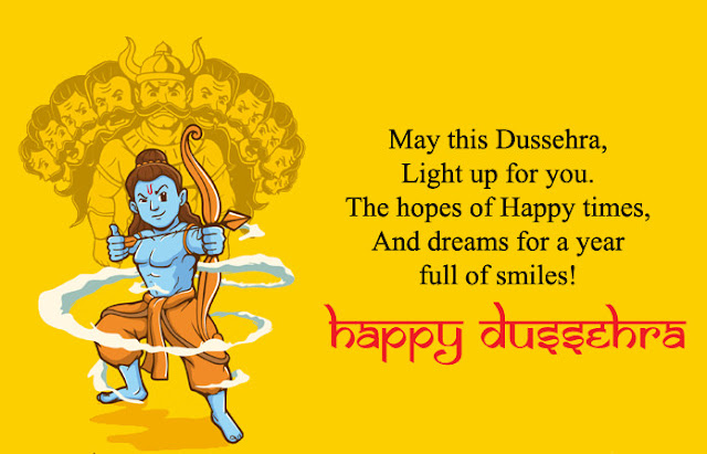 Dussehra SMS in English 2019