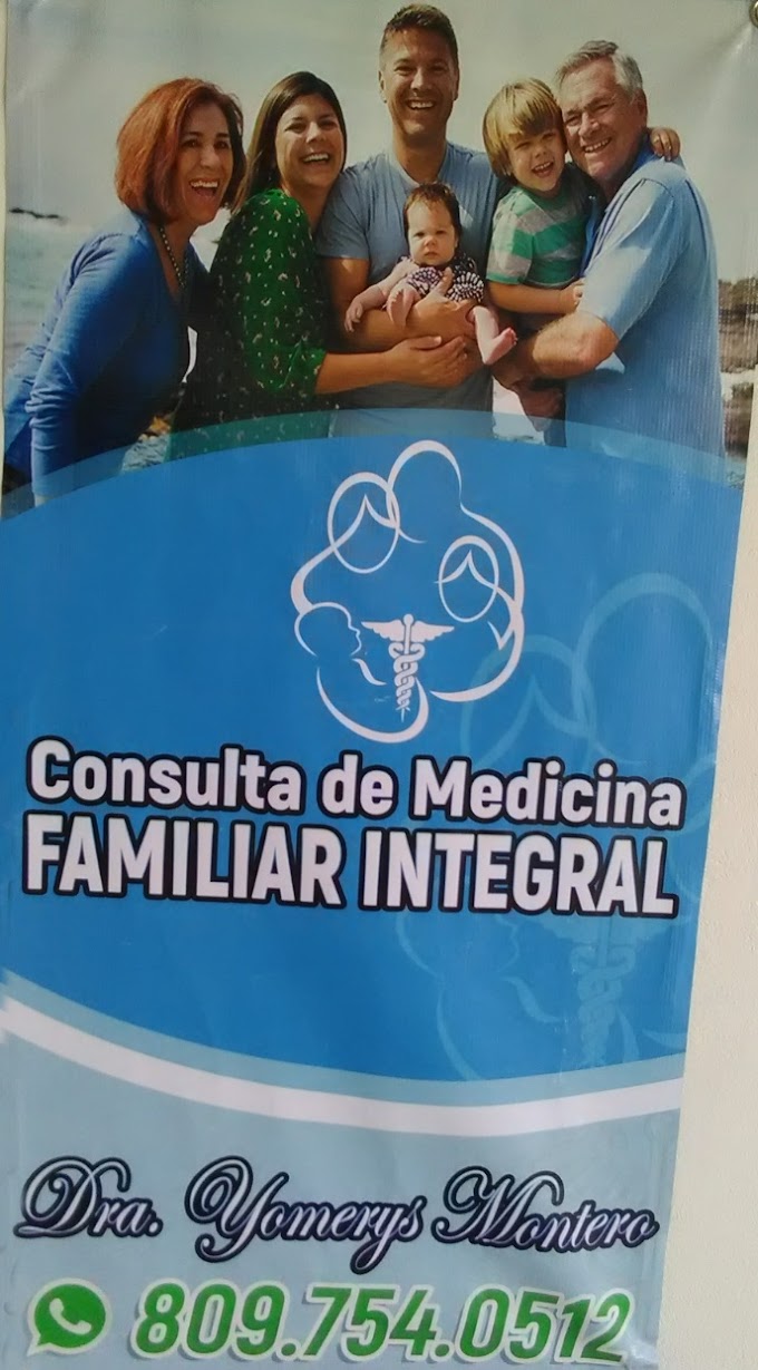 CONSULTORIO DE MEDICINA FAMILIAR INTEGRAL (DRA. YOMERY MONTERO)