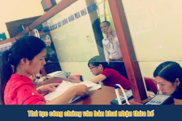 Công chưng văn bản khai nhận thừa kế