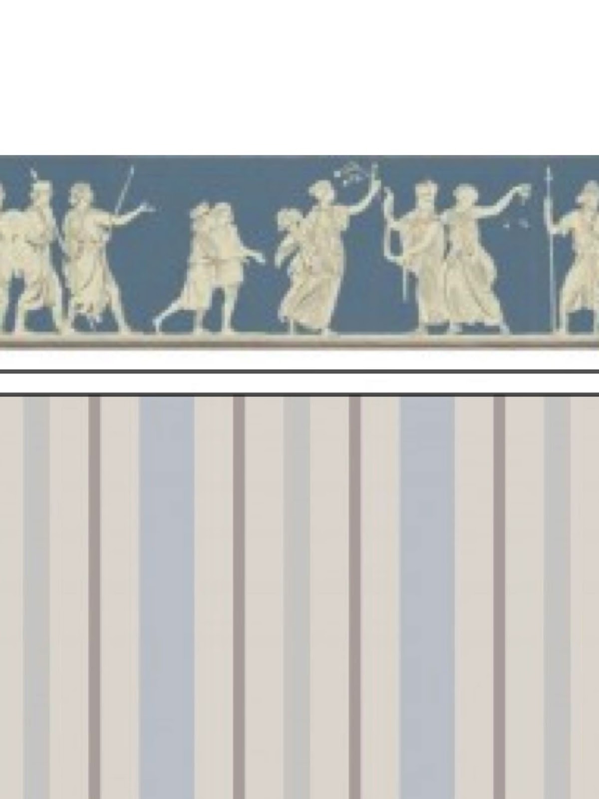 The frieze and the wallpaper. The frieze is from Gammalsvenska of ...