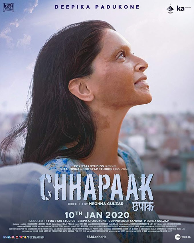 Chhapaak 2020 Hindi Full Movie 720p HDRip 800MB ESubs Download