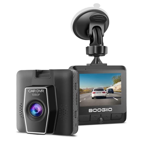 BOOGIIO 1080P Dash Camera for Cars with 2.4 IPS Screen