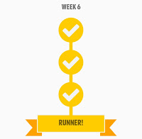 Couch to 5k Week 6 Completion Badge