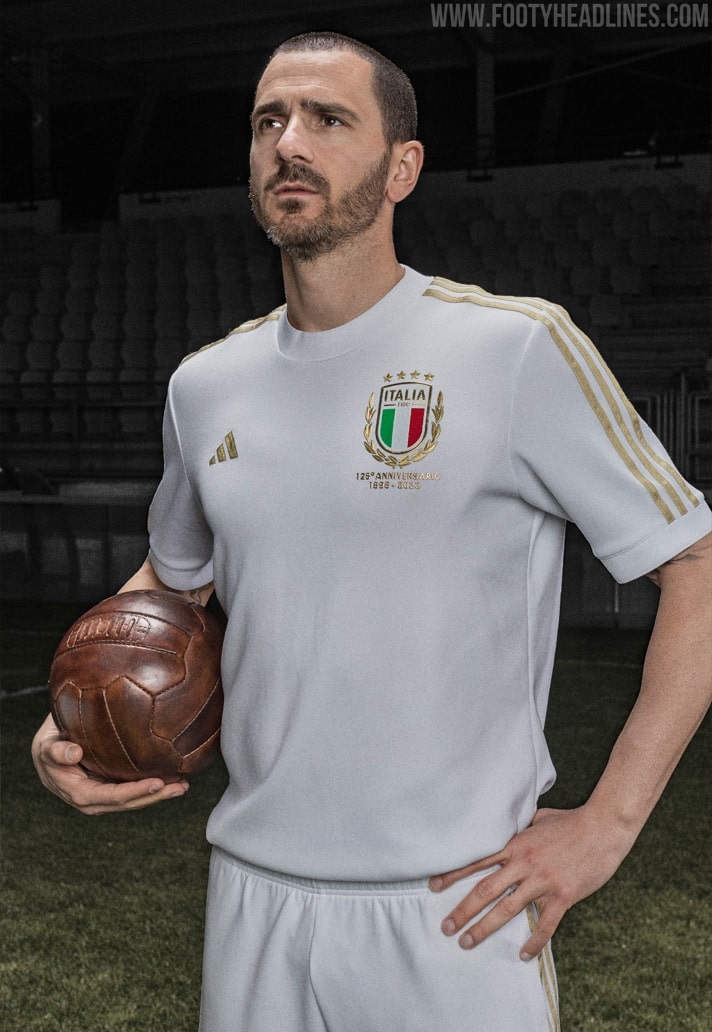 Adidas Italy 2023 125-Years Anniversary Kit Released - 250 Euro ...