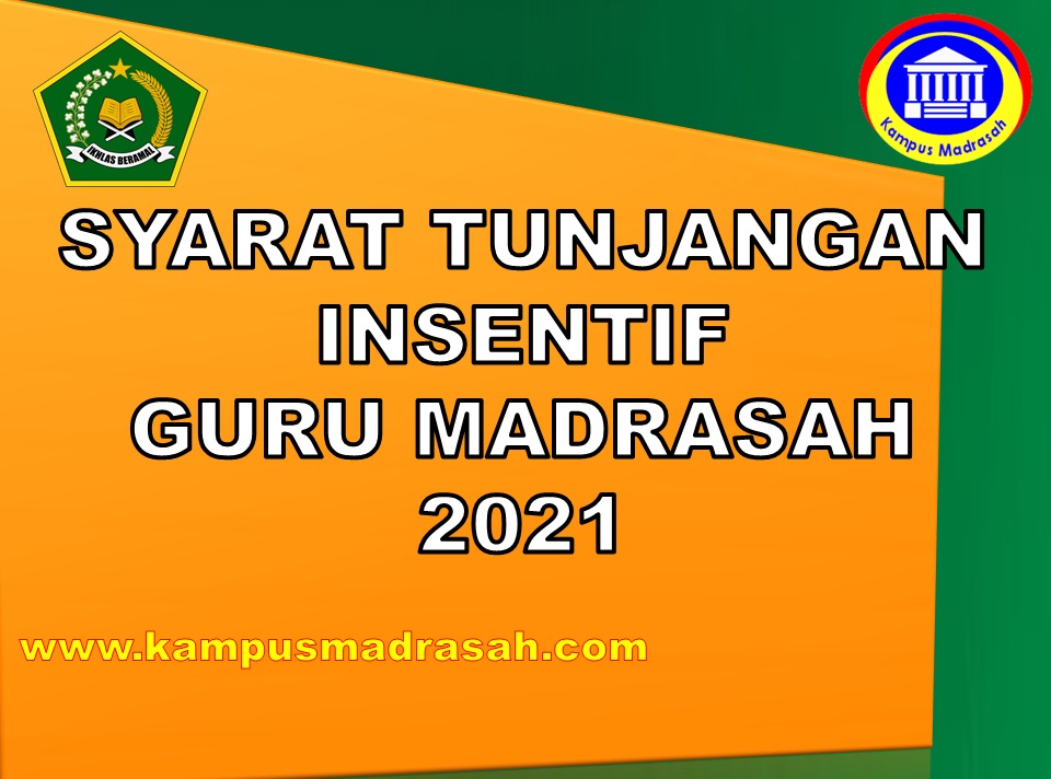 Syarat Guru Madrasah Penerima Tunjangan Insentif