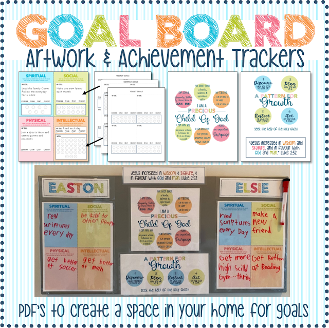 Primary Activity Ideas: Goal Board Achievement Board