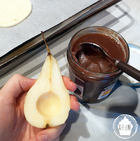 tartelettes aux poires et coeur de crème de marron