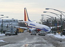Pesawat Southwest Airlines Jatuh di Chicago, 8 Desember 2005