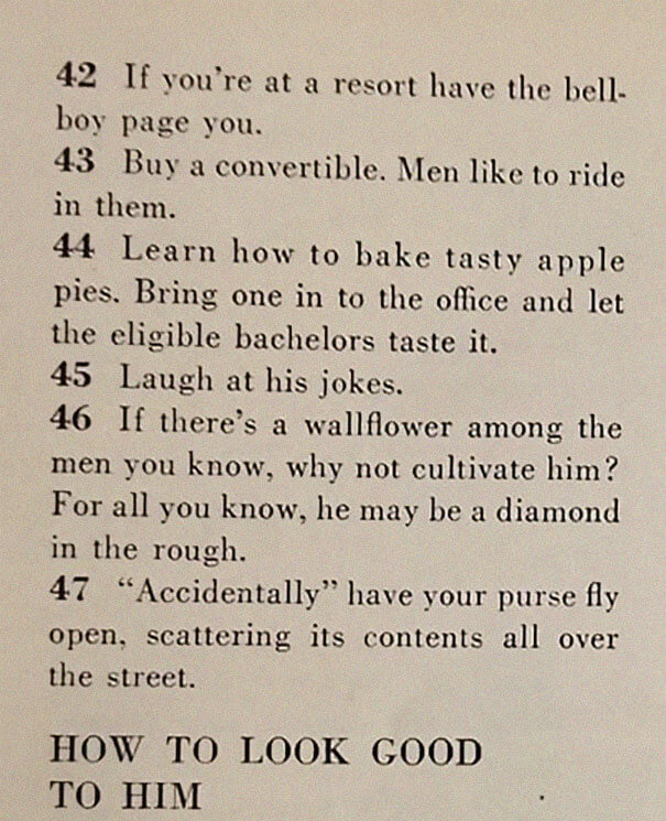 A 1958 Article Titled ‘129 Ways to Get a Husband’ Shows How Much Times Have Changed