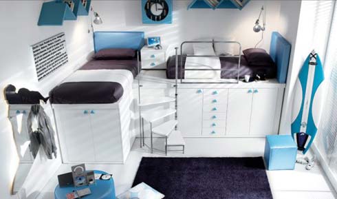 Kid Bedroom : Tiramolla Loft Bedrooms from Tumidei