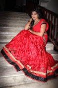 Sowmya glamorous half saree photos-thumbnail-6