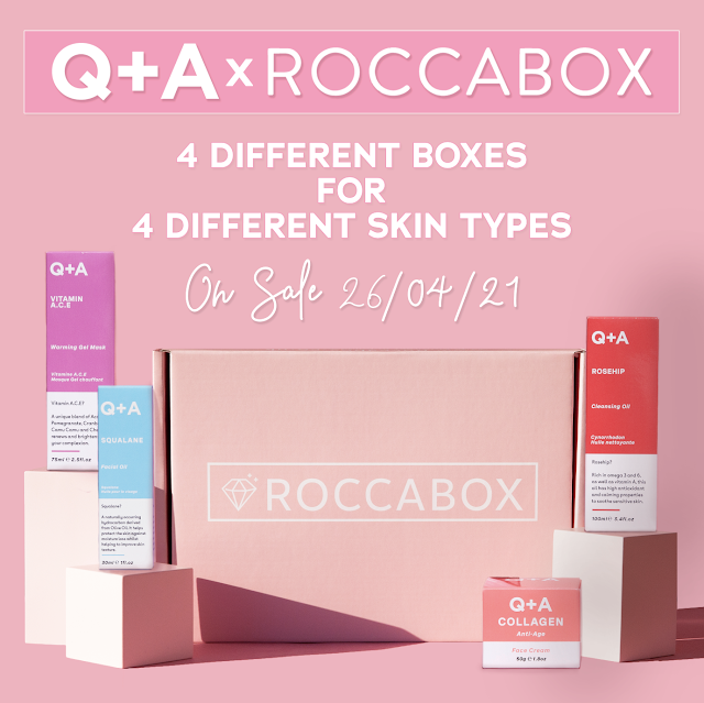 Roccabox collaboration with Q&A Skincare