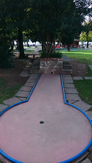 Photo of the Minigolf course in Sirmione, Italy