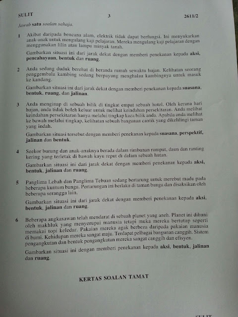 Soalan Kertas 2 Pendidikan Seni Visual SPM 2015  mylinart