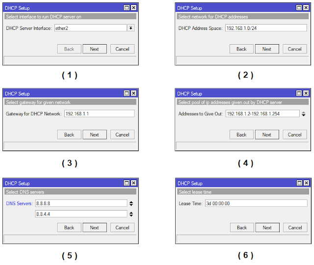 Cara setting DHCP Server MikroTik