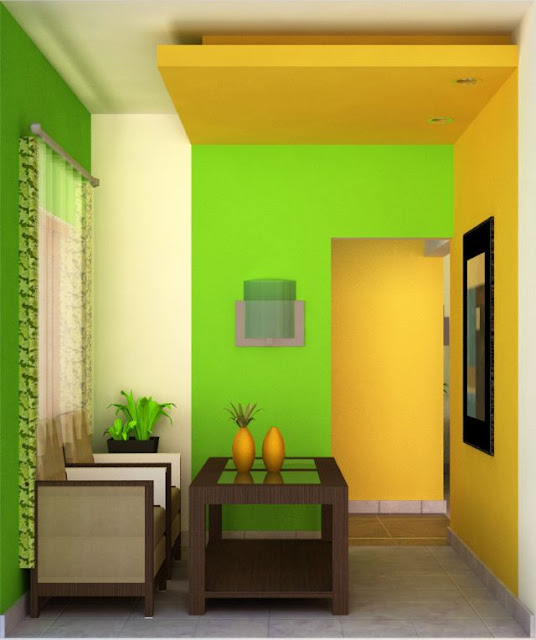 desain interior dan warna cat rumah minimalis 