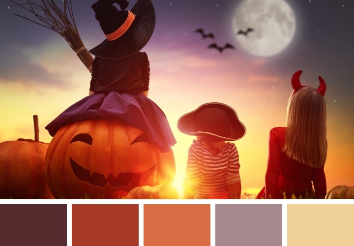 Haloween Color Schemes