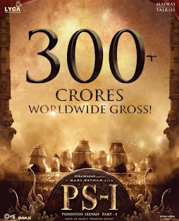 PS1 Box Office Collection: Ponium Selvan enters 300 crore club