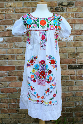 Mexican Puebla "Boho" Dress