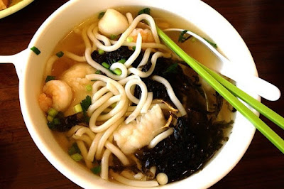 mì udon rong biển