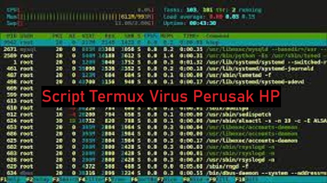 Script Termux Virus Perusak HP