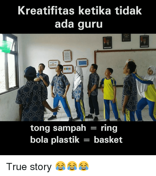 10 Meme Lucu Perbedaan Siswa Disaat Ada Guru dan Nggak Ada 