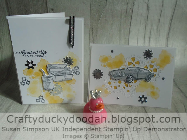 Craftyduckydoodah!, Stampin' Up! UK Independent  Demonstrator Susan Simpson, Geared Up Garage, Male Cards, Supplies available 24/7 from my online store, 