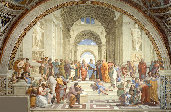 Painting of Raphael's School of Athens