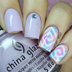 Sharpie Spring Watercolor Nails China Glaze In A Lily Bit Twinkled T Vinyls