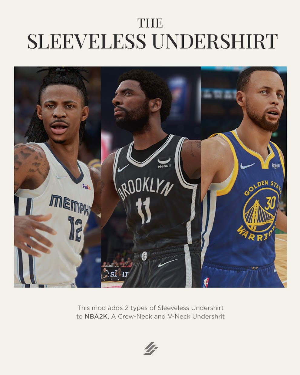 Sleeveless Undershirts Mod by Monja | NBA 2K22