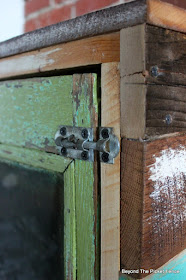 jelly cupboard, rustic decor, reclaimed wood, barnwood, old screen, vintage, build it, DIY, http://bec4-beyondthepicketfence.blogspot.com/2016/03/rustic-jelly-cupboard-diy.html