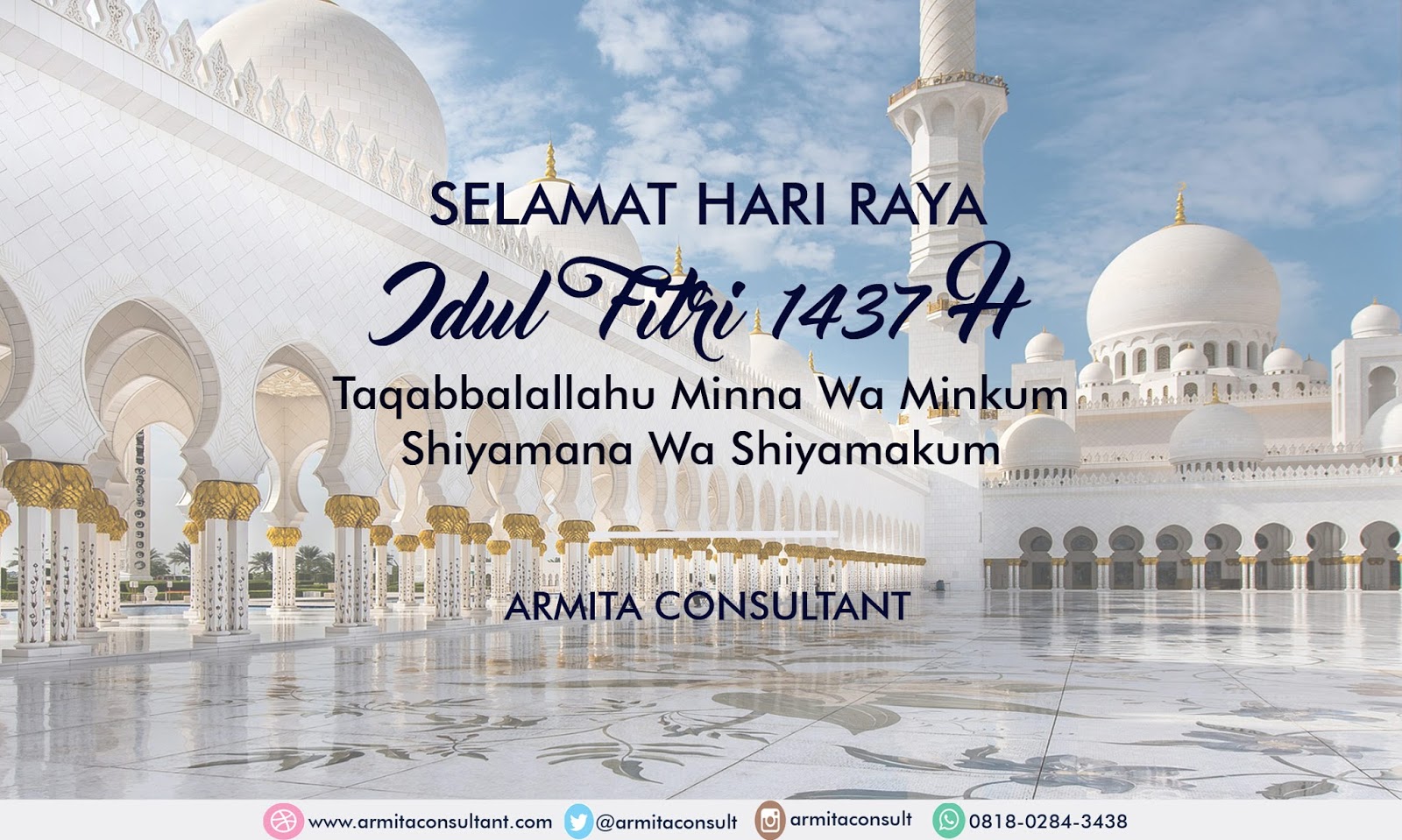 Selamat Hari Raya Idul Fitri 1437H - Armita Consultant