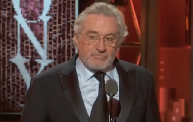 DEAR MR. DE NIRO: YOUR OBSCENITY-LACED ATTACK ON DONALD TRUMP DISAPPOINTED ME—AGAIN