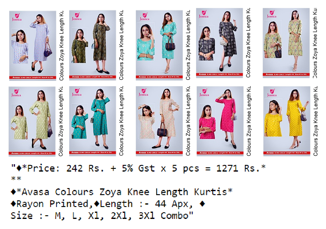 Chickpet Bangalore wholesale Avaasa branded Kurtis ||280/- only||Single  piece courier available - YouTube
